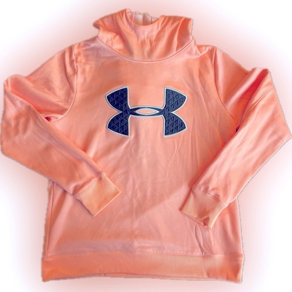 Under Armour Tops - Under Armour Coral Sweatshirt with Black Logo